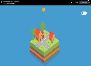 Day and night animation with switch