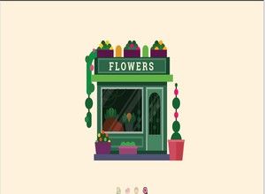 Buy your flowers in this beautiful shop