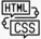 HTML CSS icon