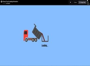 Loading a website animation