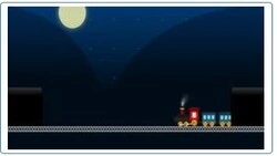 Moving train animation
