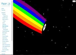 Paperjs, move a colourful object by mouse in space