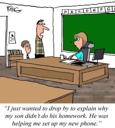 Setup Phone cartoon