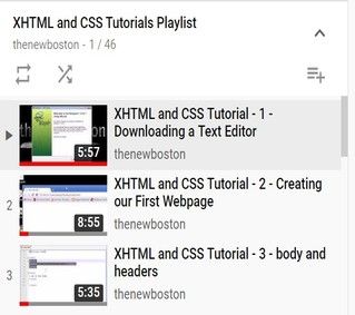 Video tutorials